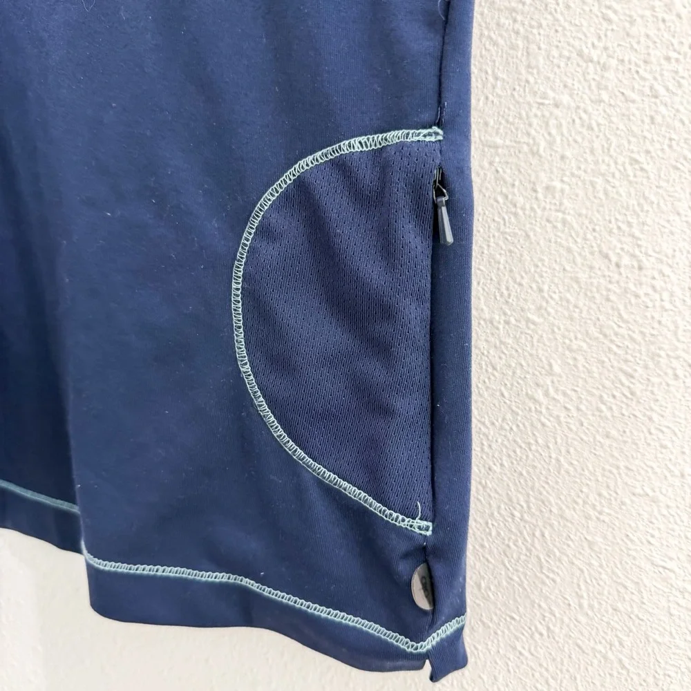 Alo Cool Fit Tank Top Navy Blue Workout Athleisure Yoga M